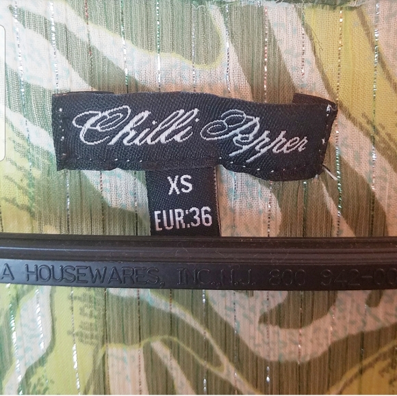 Chilli Pepper Green/Yellow Cover Up - Picture 7 of 8